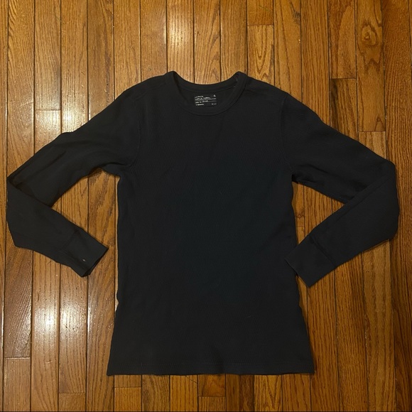 J. Crew Navy Blue Surplus Thermal Long Sleeve Top - Picture 5 of 6